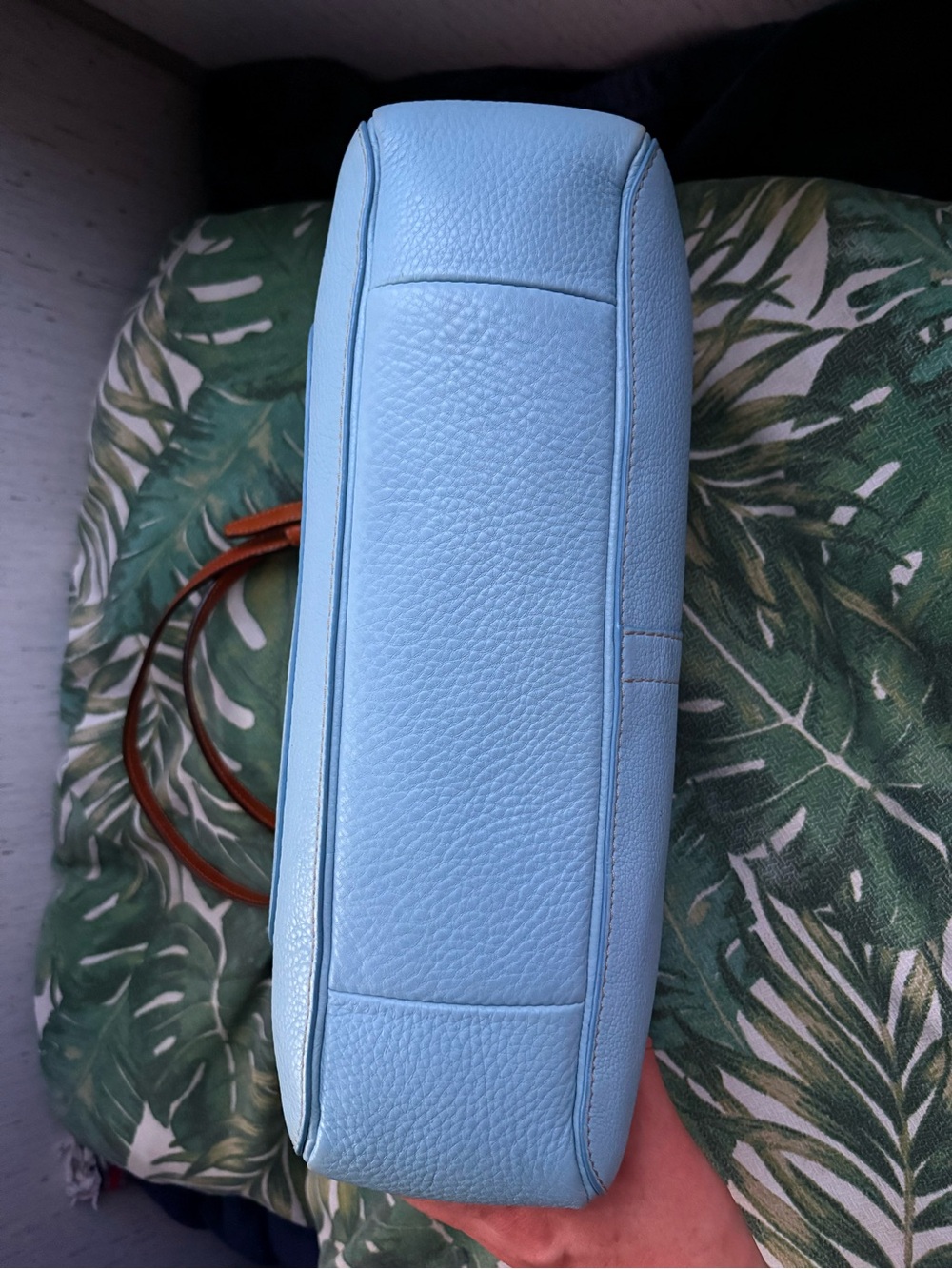 Coach bundle vintage Chelsea tote blue black leather bag - Picture 7 of 16